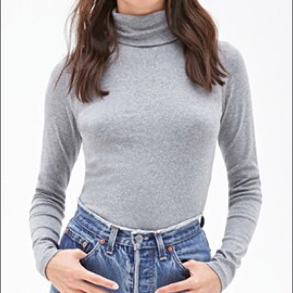 Grey Turtle Neck