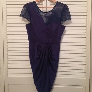 Blue BCBG Lace Dress, size M