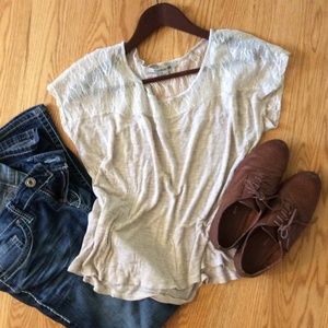 Forever 21 Cream Shirt