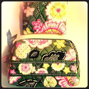 Vera Bradley Cosmetics bag + Coin purse