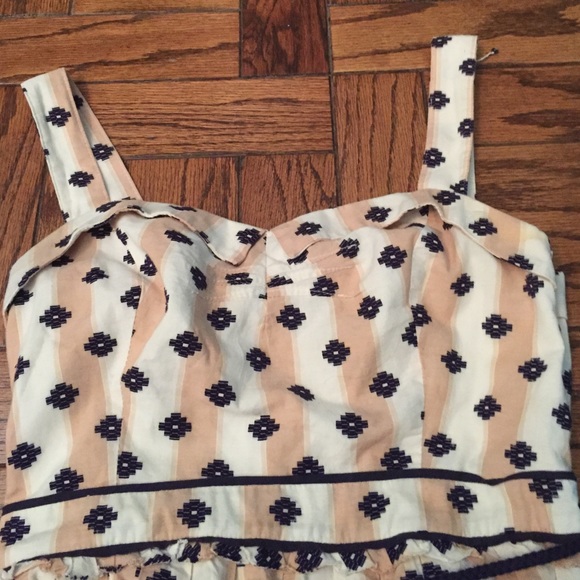 🎉Sold🎉Anthropologie Stripped Day Dress - Picture 2 of 3