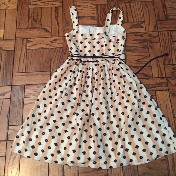 🎉Sold🎉Anthropologie Stripped Day Dress - Picture 3 of 3