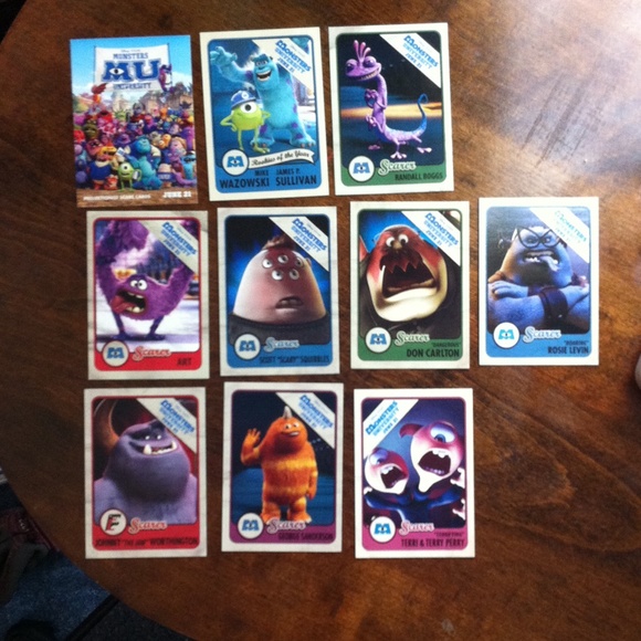 disney Other - Monsters U and Brave projectionist cards disney Other - Monsters U and Brave projectionist cards