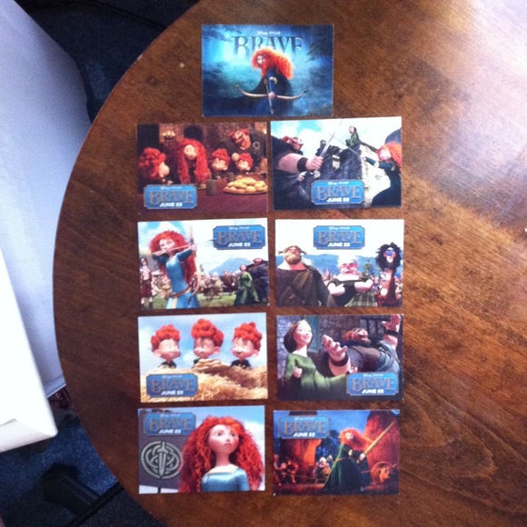 disney Other - Monsters U and Brave projectionist cards disney Other - Monsters U and Brave projectionist cards