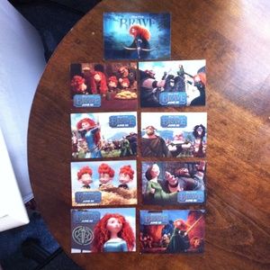 disney Other - Monsters U and Brave projectionist cards disney Other - Monsters U and Brave projectionist cards