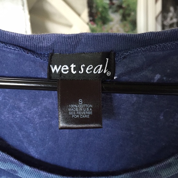 Blue Light Wash Leopard Muscle Tee - Picture 2 of 3