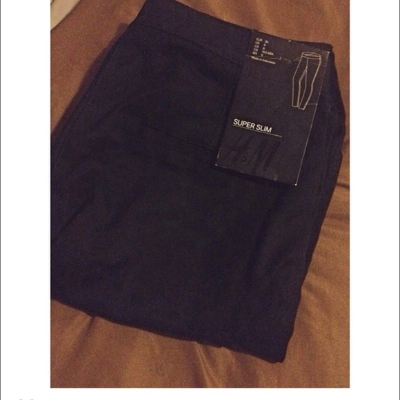 H&M super slim black pants