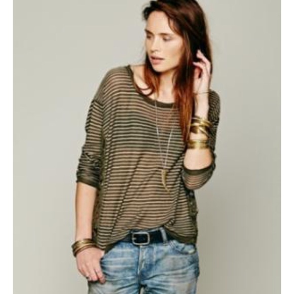 Free People Tops - Free People striped top