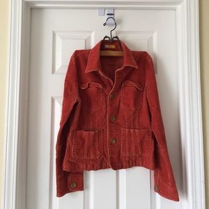 Burnt orange jacket