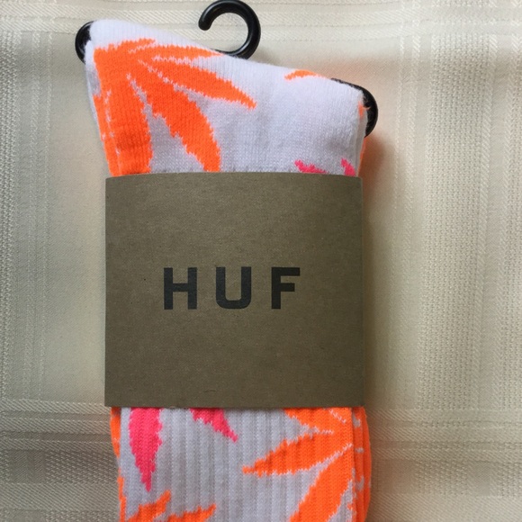 HUF Neon weed socks