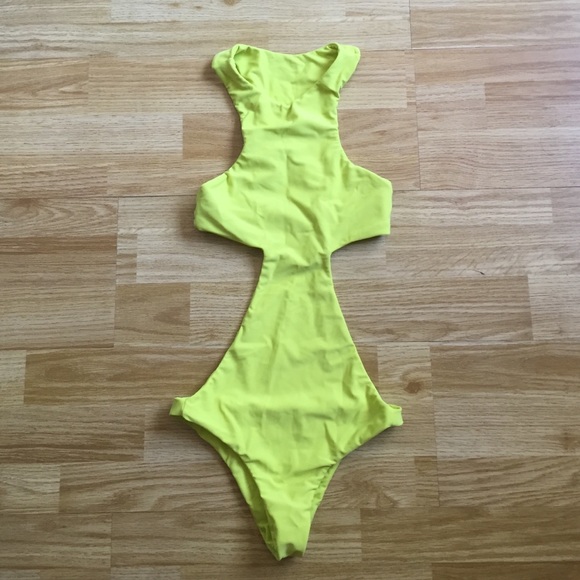 MIKOH ONE PIECE OSAKA NEON GREEN XS