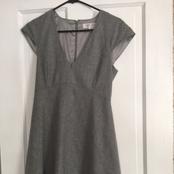 French Connection gray wool dress