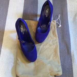 Sergio Rossi suede, platform pumps