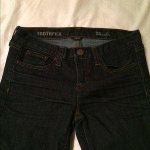 J. Crew toothpick jeans