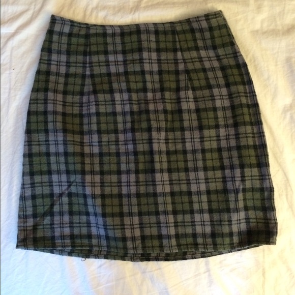 ❌traded❌ Plaid brandy skirt