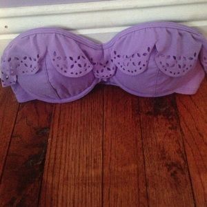 Purple Target Bathing Suit Top