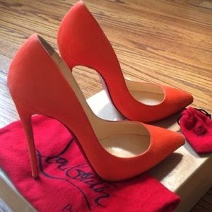 Orange Christian Louboutin Pigalle Follie 120 39.5 Orange Christian Louboutin Pigalle Follie 120 39.5