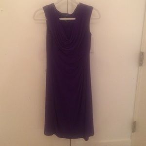 Lauren Ralph Lauren Purple Ruched Dress