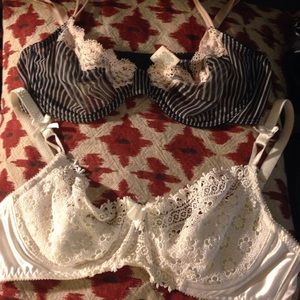 2 gorgeous bras. Both size 34C.