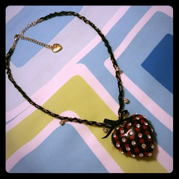 Betsey Johnson Heart Necklace
