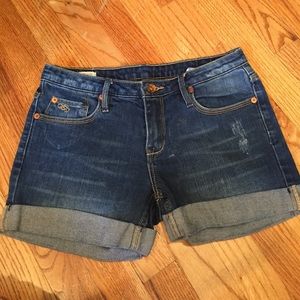 Cuffed quicksilver Jean shorts