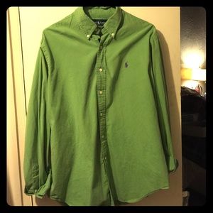 Large polo button up