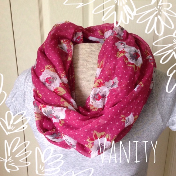 Vanity Accessories - Lightweight Floral Scarf