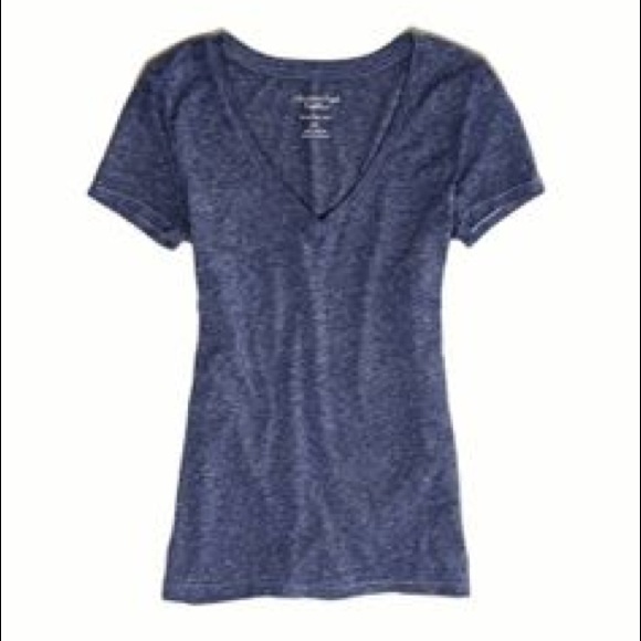 Blue Burnout Tee