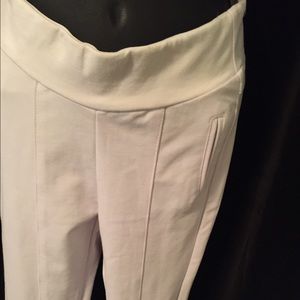 High waist white leggings