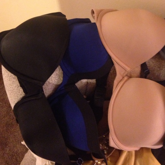 Bundle of blouse and bras.