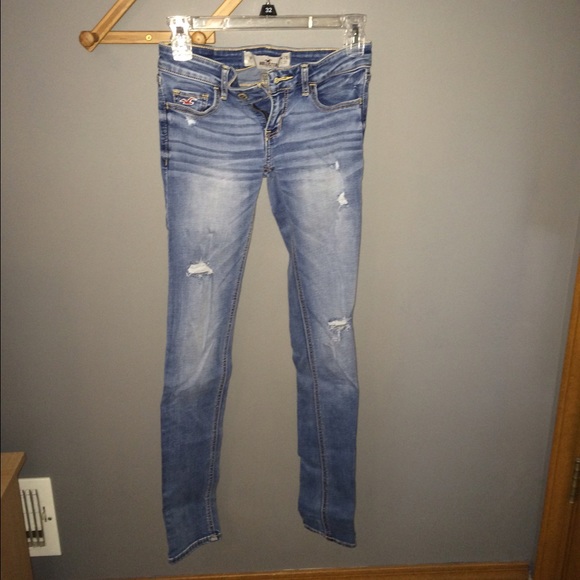 Destroyed Light Wash Jeggings