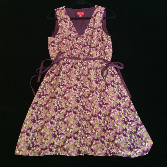 Floral Purple Dress - Picture 1 of 4
