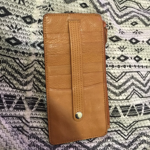 Beige card holder