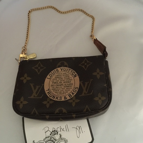 Sold via fb...Auth LV mini pochette trunks - Picture 1 of 4