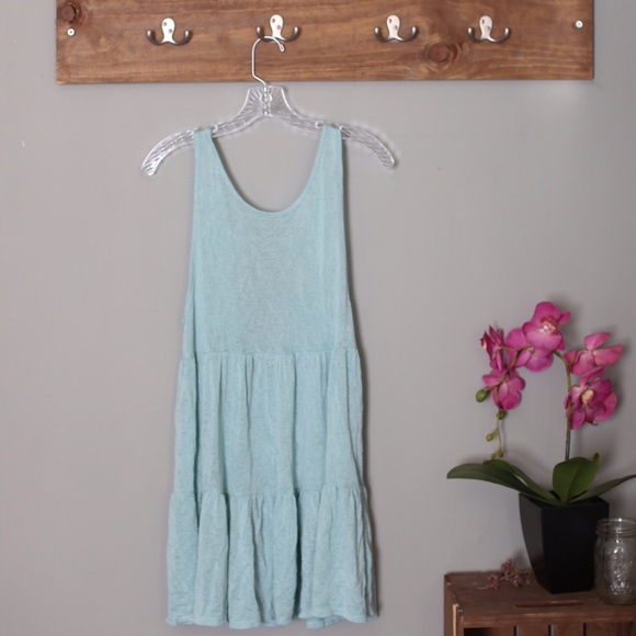 Urban Outfitters Dresses & Skirts - Backless Blue Swing Dress