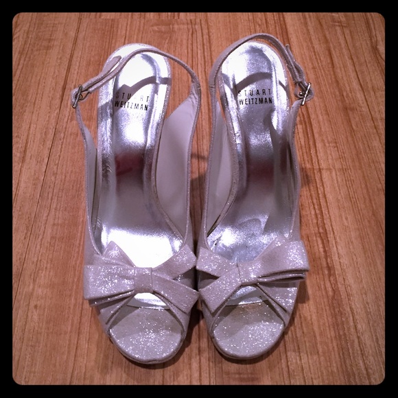 Stuart Weitzman sling back pumps