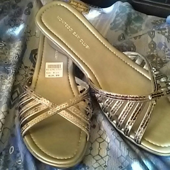 Silver sequenced sandles - Picture 2 of 3