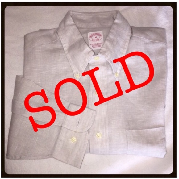 Brooks Brothers MENS linen shirt