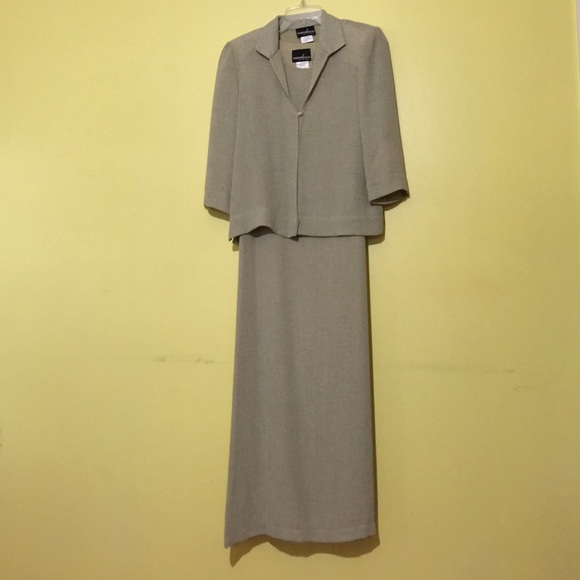 Vintage 2-piece maxi dress with jacket