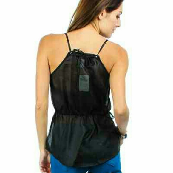 NWT SYNCHED WAIST RACERBACK TOP - Picture 3 of 4