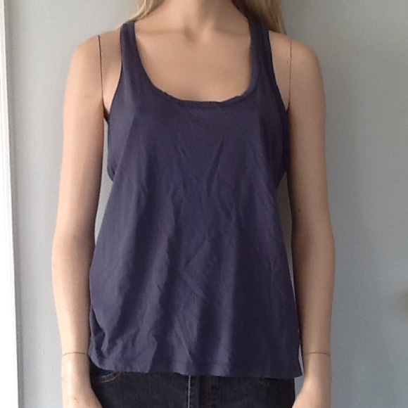 Nice New Blue Gray Tank With Racer Back - Picture 1 of 2
