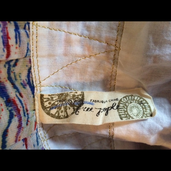 Free People Multicolor Pleated Mini Skirt - Picture 5 of 5