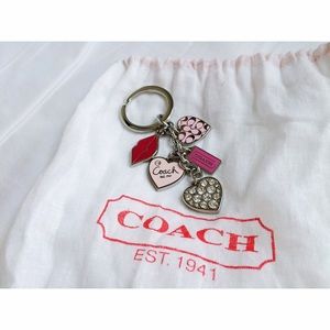 Coach Multi Charm Keychain
