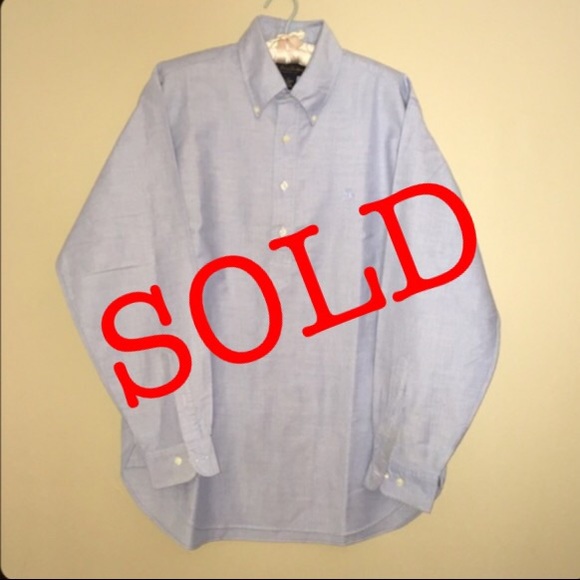 Brooks Brothers MENS 1/2 placket shirt
