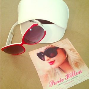 Limited edition Paris Hilton sunglasses red large