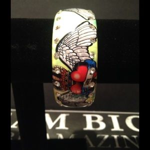 Graphic Rhinestone Bracelet