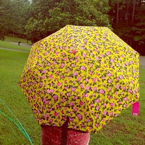 Betsey Johnson Yellow Umbrella