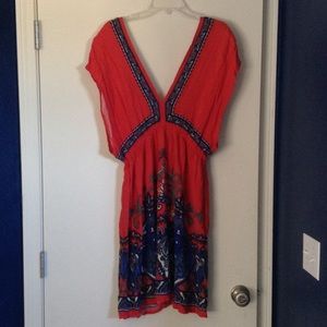 Coral & Royal dress