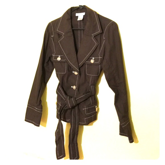 Dark brown autumn jacket