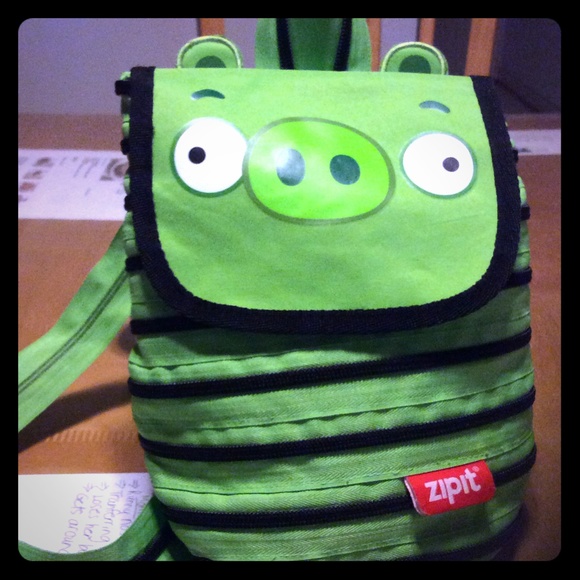 Angry Bird pig backpack